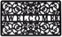 DII Rubber Doormats Collection All Weather, 18x30, Welcome Scroll