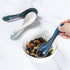 HOKELER Ceramic Asian Soup Spoons 5.6 inch Chinese Japanese Soup Spoon for Ramen Pho Miso Wonton, Set of 6 (6 Colors)