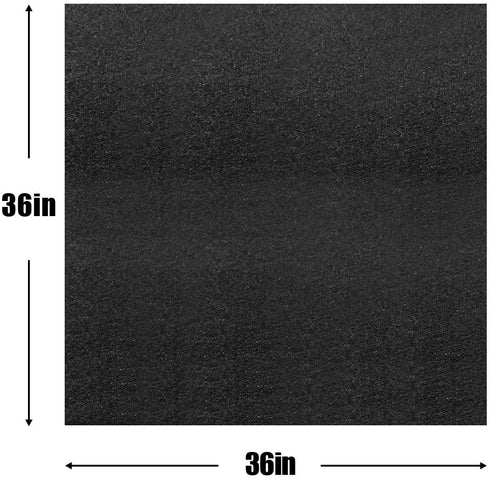 ITSOFT Under The Sink Mat, Kitchen Tray Drip, Cabinet Liner, Waterproof Layer, Reusable, Washable 36 x 36 Inches