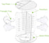 360° Rotating Makeup Organizer, Spinning Bathroom Organizer Countertop, Cosmetic Organizer Makeup Holder Shelf, Make Up Organizers and Storage for Bedroom, Transparent