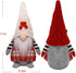 Valentine's Day Gnomes Plush Decorations , 2 Pack Mr. and Mrs. Handmade Swedish Tomte Santa Scandinavian Figurine Nordic Plush Elf Gnome Ornaments for Valentine Home Decor