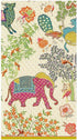 Caspari Le Jardin De Mysore Paper Guest Towel Napkins - Two Packs of 15