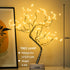 20" Tabletop Bonsai Tree Light with 108 LED Copper Wire String Lights, DIY Artificial Tree Lamp, Battery/USB Operated, for Bedroom Desktop Christmas Party Indoor Decoration Lights (Warm White)