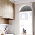 Arch Window Pleated Blinds Easy Cut and Install Pleated Shades Fliterling Linght and Blackout Blinds Grey 72? X 36? (Grey)