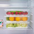 JMUSTTBO Set of 3Pcs Plastic Food Storage Containers,Stackable Fridge Storage Container with Removable Drain Tray and Lid,to Store Fruits, Vegetables, Meat and More (Large)