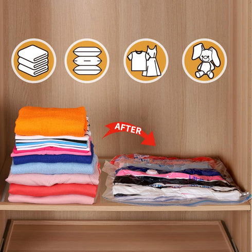 HIBAG Space Saver Bags, Vacuum Storage Bags (8-Medium)