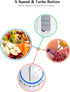 Immersion Stick Hand Blender with Stainless Steel Blades, Powerful Electric Ice Crushing 6-Speed Control Handheld Food Mixer, Purees, Smoothies, Shakes, Sauces & Soups