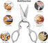 WAK Kitchen Scissors, Multi-Functional Kitchen Shears, Professional Stainless Steel Chopping Scissors, Heavy Duty Come Apart Shears, Easily Cut Poultry, Meat, Fish, Bottle Opener, Nutcracker