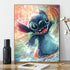 Kimily DIY Paint by Numbers for Adults Kids Disney Lilo and Stitch Paint by Numbers DIY Painting Disney Acrylic Paint by Numbers Painting Kit Home Wall Living Room Bedroom Decoration Lilo Stitch Surf