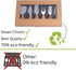 Jademaz charcuterie accessories, 6-Piece Cheese Knives Set, Stainless Steel Cheese Knife with Acacia Wood Handle