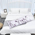 AILOVYO Butterflies Body Pillow Cases Cute Purple Flower Polyester Body Pillow Cover with Zipper Decorative for Bedroom 20x54 Inch