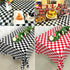 Black and White Checkered Racecar Themed Birthday Party Cake Plates Napkins and Tablecloth Children's Birthday Party Decorations for Boys Girls (Serves 20)