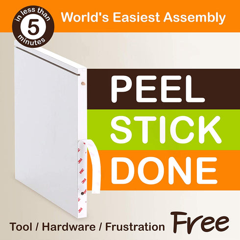 Way Basics Media Storage Rack Shelf Organizer Holds 30 PS5 Games, DVDs, Blu-Rays (Tool-Free Assembly and Uniquely Crafted from Sustainable Non Toxic zBoard Paperboard), Grey