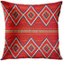 ArtSocket Set of 4 Throw Pillow Covers South Southwest Western Tribal Red Native American Home Cultural Geometric Hue Country Decorative Pillow Cases Home Decor Square 18x18 Inches Pillowcases