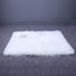 Dikoaina Classic Soft Faux Sheepskin Fur Rug White Fluffy Area Rug Shag Rug Carpets for Bedroom Living Room