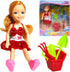 Mini Fashion Doll, 5 Inches Dress-Up Doll, with Small Accessories Aged 3+ (Beach Girl)