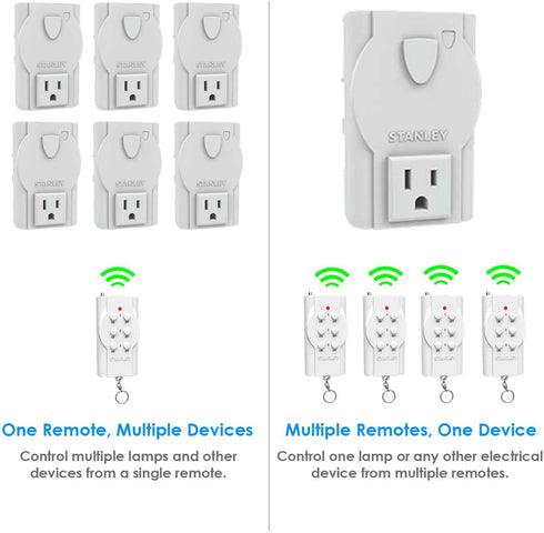 Stanley 31166 Wireless Remote Control System, 3 Each