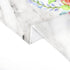 EOBTAIN Get Naked Marble Shower Curtain Highland Cow with Colorful Flowers Funny Bull Cow Farm Animals Bathroom Curtain 72x72Inch Waterproof Fabric with 12 Hooks