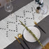 KIMODE Moroccan Fringe Table Runner 14 X 72 in, Bohemian Geometric Cotton Woven Tufted Tassels Macrame Farmhouse Christmas Dinning Table Linen Machine Washable Minimalist Home Decorative