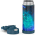 THERMOS FUNTAINER 16 Ounce Stainless Steel Vacuum Insulated Bottle with Wide Spout Lid, Galaxy Teal