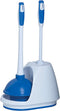 Mr. Clean Turbo Plunger and Bowl Brush Caddy Set, Toilet Brush Plunger Combo