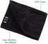 Cotton Fingertip Towels Set Black - 4 Pack - 11 x 18 Inches Decorative Small Extra-Absorbent and Soft Terry Towel for Bathroom - Powder Room, Guest and Housewarming Gift (Black)