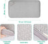 Memory Foam Neck Pillow, Soft Deluxe Pillow for Sleeping with Removable Pillowcase Cervical Pillow Relief Neck Pain Orthopedic Contour Pillow for Home Hotel Bed Use (Gray)