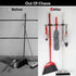 Kosair Broom Organizer Wall Mount - Metal Broom Holder Wall Mount Self-Adhesive, Mop and Broom Holder Wall Mount Heavy Duty, Stainless Steel, Cleaning Supplies Organizer Indoor Outdoor