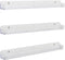 J JACKCUBE Design Acrylic Nail Polish Wall Mount Cosmetic Storage Organizer, Space-Saving 3 Ledge Shelf Set (Large)- :MK178B