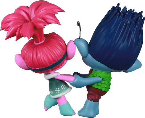 Hallmark Keepsake Christmas Ornament 2021, DreamWorks Animation Trolls Holiday in Harmony Poppy and Branch