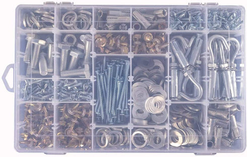 Plastic Organizer Container Box 36 Compartments Jewelry Storage Box with Adjustable Dividers (3 Pack)