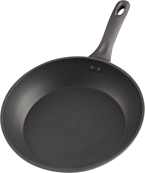 Cook N Home Nonstick Heavy Gauge Skillet Omelet, Grey 12-Inch Fry Pan