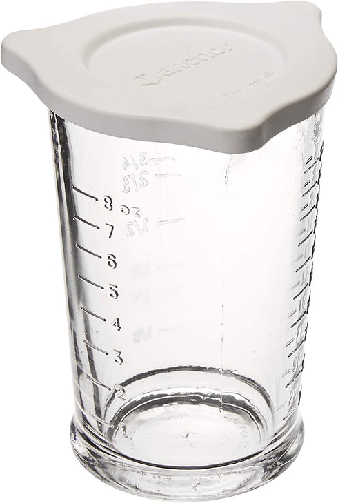 Anchor Hocking 8-ounce Triple Pour Measuring Cup, Clear, Set of 1