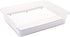 Storex Letter Size Flat Storage Tray Organizer Bin for Classroom, Office and Home, Clear, 5-Pack (62531U05C)