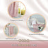 Netany 4PCS Dusty Rose Chiffon Table Runner 29x120 Inches, Romantic Sheer Fabric for Wedding Decorations, Baby Shower and Birthday Party Cake Table Decorations