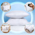 Throw Pillow Inserts - 16 x 16 Inches Decorative Pillows Inserts Set of 2, Premium Hypoallergenic Couch Pillows, Throw Pillows for Couch Bed Sofa - White
