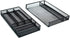 JANE EYRE Sturdy Utensil Drawer Organizer, Cutlery Tray, Silverware/Flatware Storage Divider for Kitchen, Mesh Designing with Non-slip Rubber Feet (Black)