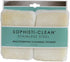 Sophisti-Clean Stainless Steel Multipurpose Cleaning Sponges, Dual-Sided Sponges, White, Pack of 4