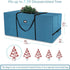 Hearth & Harbor Christmas Tree Storage Bag - Fits Up to 7.5 ft Holiday Trees - Large Christmas Tree Storage Box Container Made from Durable Waterproof Fabric with Handles & Dual Zipper