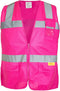 RK Safety PK0430 ANSI/ISEA Class 2 Certified Female Safety Vest (Pink, 2XL)
