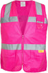 RK Safety PK0430 ANSI/ISEA Class 2 Certified Female Safety Vest (Pink, 2XL)