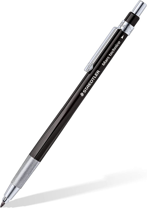 Staedtler Mars Technico 780 C-9 leadholder Pencil with HB Lead, Black