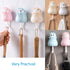 4 Pcs Cute Cat Hooks, Creative Adhesive Coat Hook, Heavy Duty Decorative Wall Hooks for Key, Towel, Backpacks, Hat