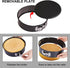 Springform Cake Pans - 4" 7" 9" Non-stick Round Bakeware Cake Pan and 150-piece Parchment Paper Liners (BLACK)