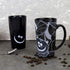 Gift Republic GR450029 Cheshire Cat Heat Chaning Mug, Large, BLACK