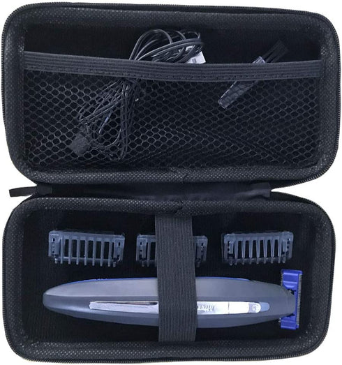 INVODA Hard Storage Travel Case Solo Oneblade Case EVA Travel Carrying Case Full Body Trimmer and Shaver Case