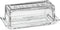 Abbott Collection Quarter Lb Glass Butter Dish with Cover, 7 inches Long, Clear