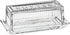 Abbott Collection Quarter Lb Glass Butter Dish with Cover, 7 inches Long, Clear