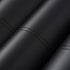 AHHFSMEI Faux Leather Placemats for Dining Table Waterproof Rectangle Place mats Luxury Decor Table Mats Double Faced Set of 6 (Black)