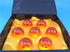 BaodeLi New 7pcs 42MM Large Crystal Acrylic Resin Glass Ball with Gift Box Dragon Transparent Play Balls